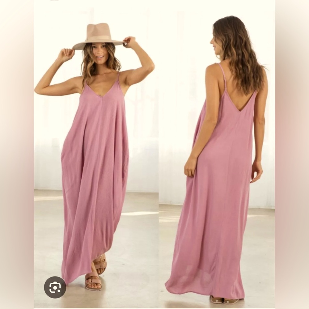 LOVESTITCH Spaghetti Strap Maxi Dress *NWT*